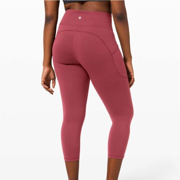 Lululemon Invigorate High-Rise Crop 23" Chianti - Picture 6 of 6